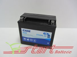 Exide ETX20HL-BS 12V 18Ah High Performance Harley-Davidson